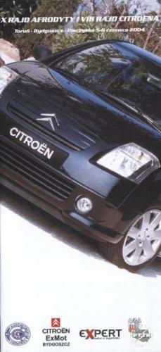 X Rajd Afrodyty i VIII Rajd Citroëna 5-6.06.2004